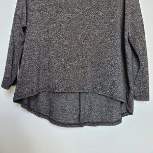 Dark Gray 3/4 Sleeve Top